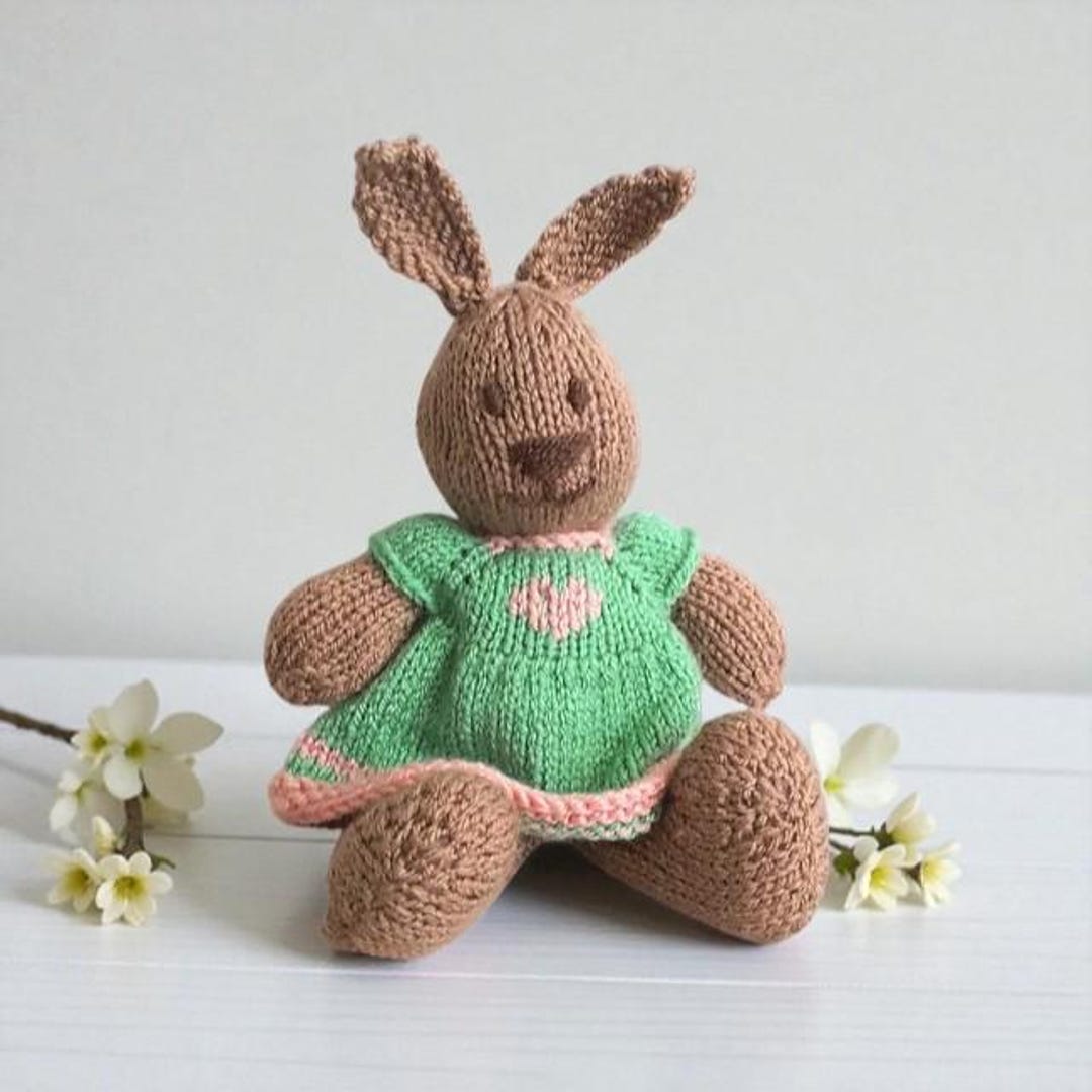 Bunny Doll Knitting Pattern Instant Download - Etsy