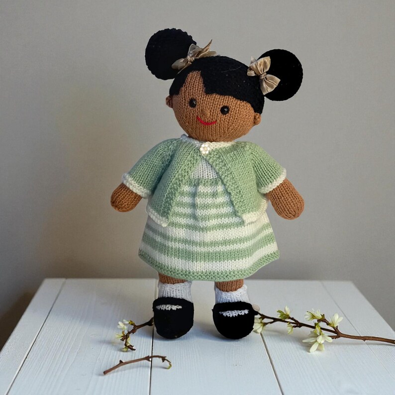 Springtime Lilly and May dolls Clothes knitting pattern Instant Download image 7