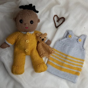 Sleep set for Betsy and Ben baby dolls knitting pattern image 6