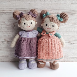 Lilly and May Dolls Knitting Pattern Instant Download image 3