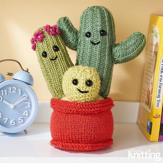 Knitted Cactus Family Instant Download Pattern - Etsy