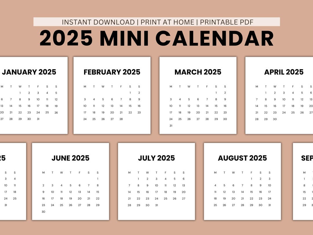 printable-2025-mini-calendar-mini-3x3-inch-calendar-pdf-sunday-monday-start-pocket-calendar-2025-bullet-journal-stickers-etsy