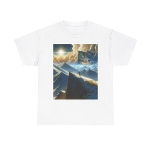 Live the Promise Shirt, Mountain Graphic Tee, Mountain Man Shirt, Mountain Hike Shirt, Mountain Hiking T-Shirt, Inspirational Outdoors Shirt