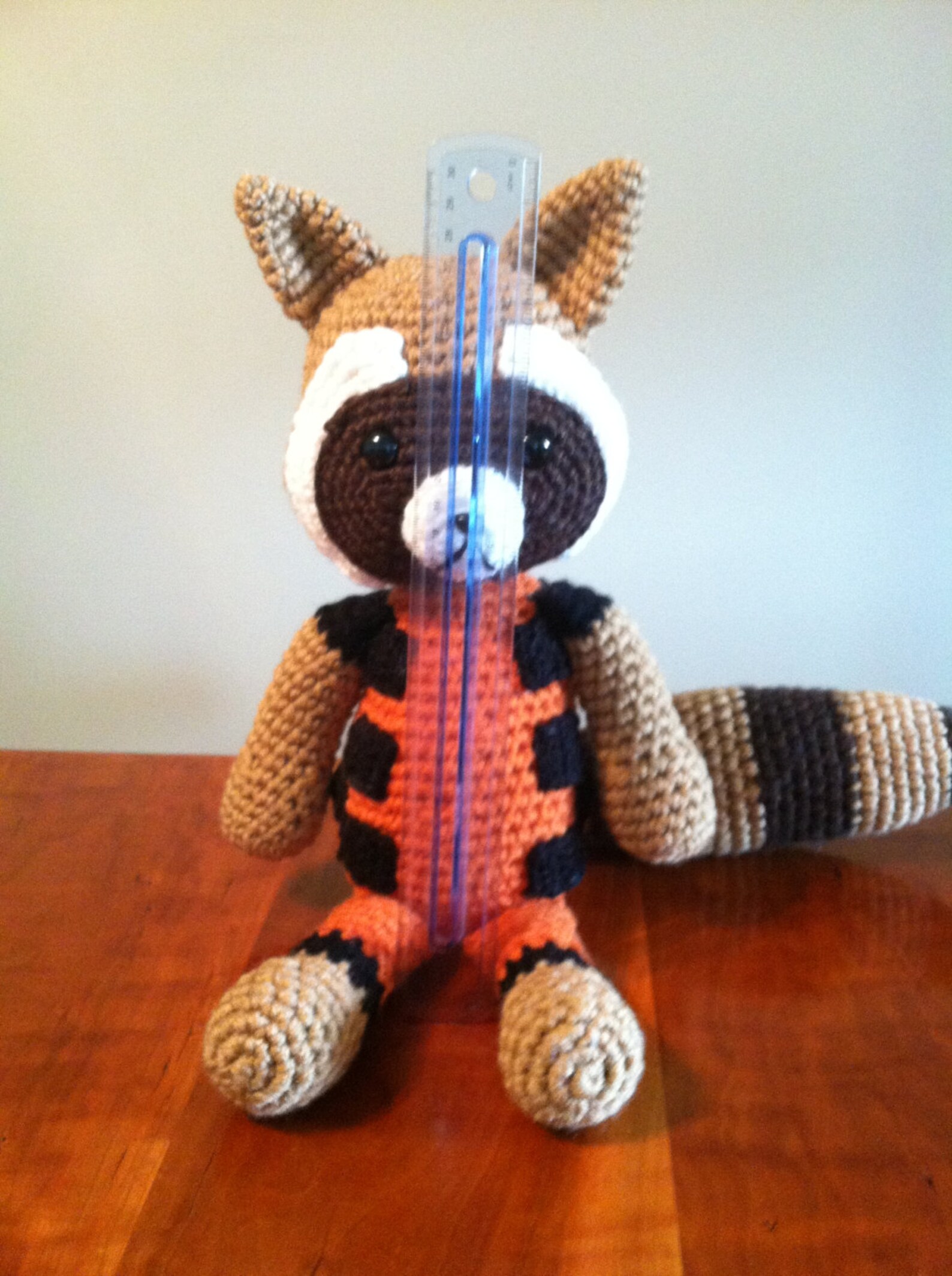 Pattern Rocket Raccoon Crochet Large Plush PDF Guardians of Etsy