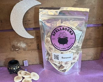 Plátanos liofilizados, un refrigerio saludable