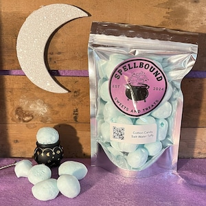 Cotton Candy Salzwasser Taffy Gefriergetrocknet