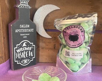 Caramelo de agua salada de pastel de lima liofilizado