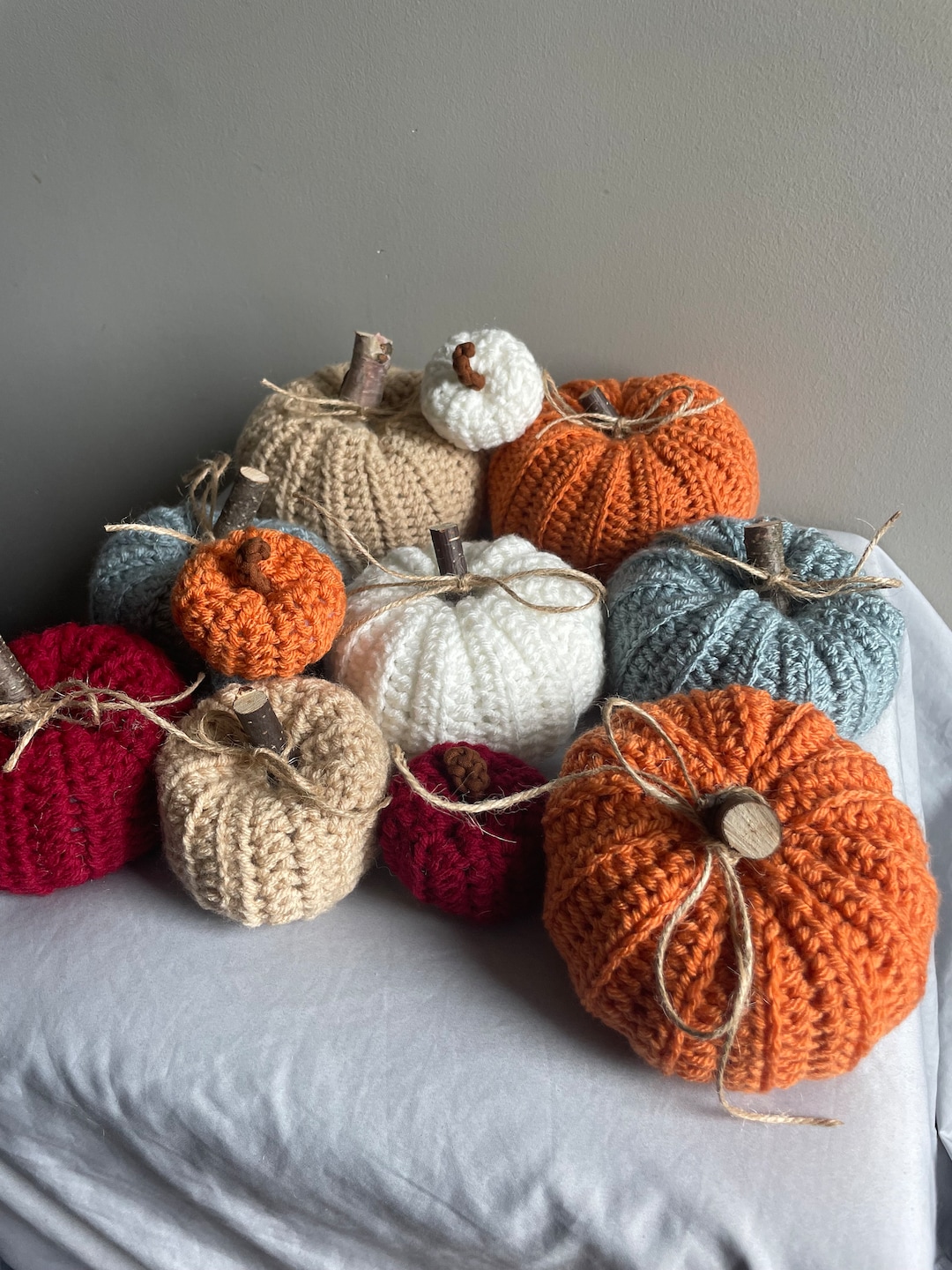 Crochet Pumpkin Fall Pumpkin Fall Decor Fall Decorations 