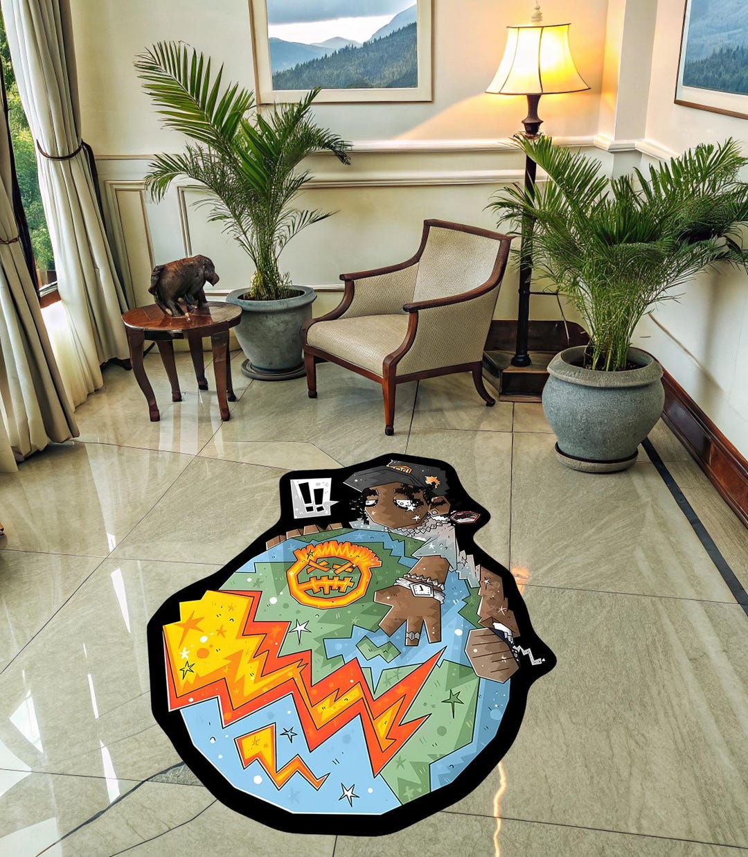 CACTUS ARCHES RUG travis scott 新品 Cactus Jack Rug, Travis Scott Rug, Travis Scott Takashi