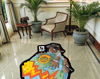 Travis Scott Astroworld Rug: Washable Living Room Carpet - Etsy