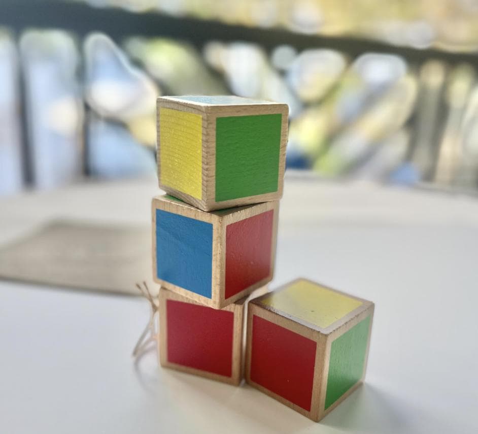 Color Cube Puzzle - Wooden Cube Puzzle - Puzzle Game
