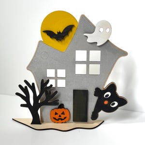 Haunted House Craft Kit | Halloween Arts & Crafts Kit For Kids | Spooky Craft Kit | Spooky House Party Favor | Halloween Party