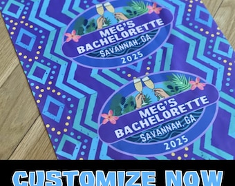 CUSTOM Neck Gaiter - Great for bachelorette & bachelor parties, family trips, corporate events, and more! We create the DESIGN for YOU!