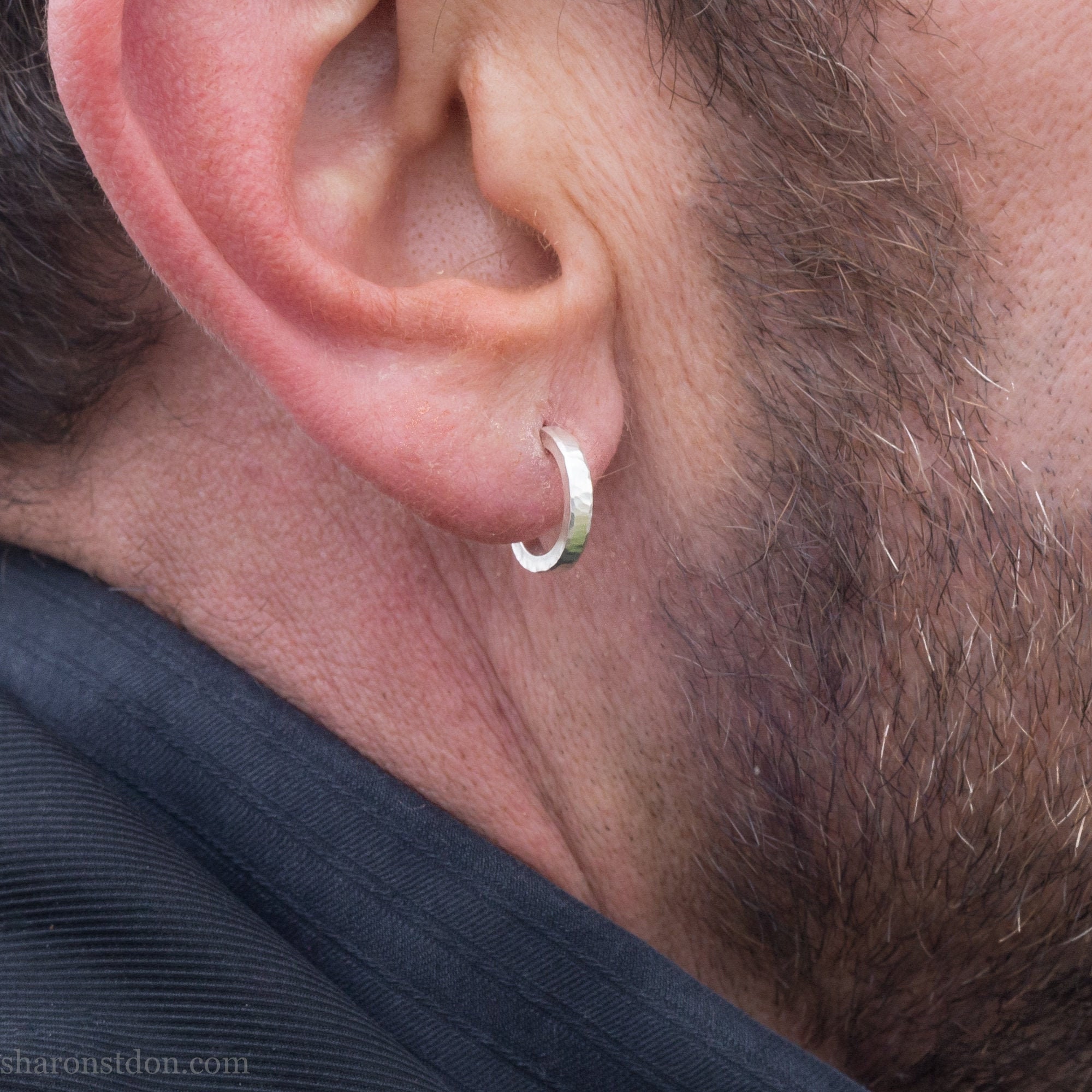 【2025】お歳暮・冬ギフト Sterling 925 Handcrafted 2mm X 14 Silver Earrings Hoop アクセサリー