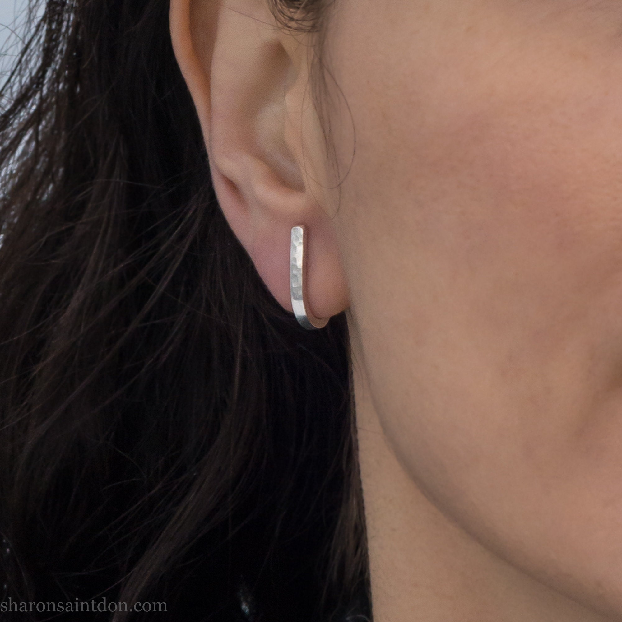 Genuine Sterling Silver Small Earrings Solid Hallmarked 925 E000774 Genuine Sterling Silver Small Earrings Solid Hallmarked 925 E000774