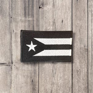 Puerto Rico | Puerto Rican Flag | Iron-On Patch | Embroidered | dtmf |