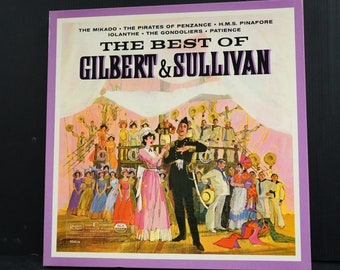 The Best Of Gilbert & Sullivan - 3 vinyl box set, vintage