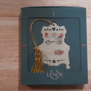 Lenox Christmas Ornaments 1992 1988