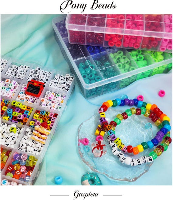 Bracelet making kit letters best sale