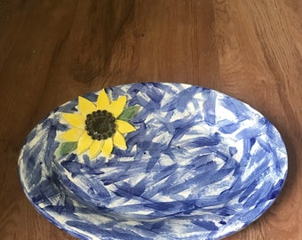 Sunflower platter