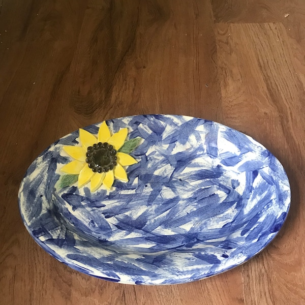 Sunflower platter