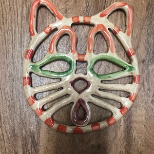 Ceramic cat trivet-functional cat decor-custom cat gift image 5