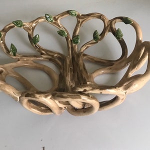 Tree of life -handcrafted fruit bowl