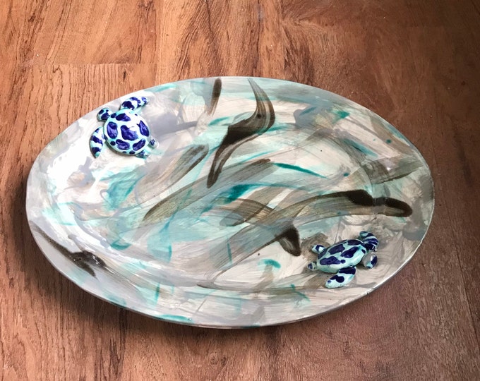 Sea turtle platter