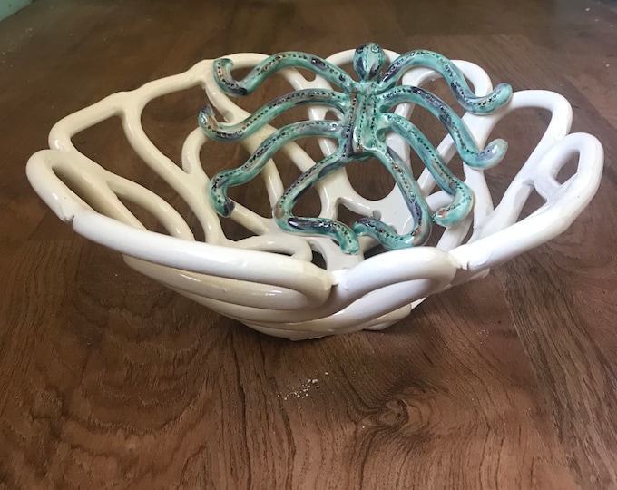 Octopus- ceramic bowl