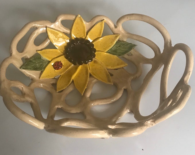 Sunflower~ fruit bowl-bread basket-home decor