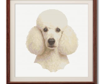 Standard Poodle Cross Stitch Pattern: DIY Dog Lover Gift (PDF Download