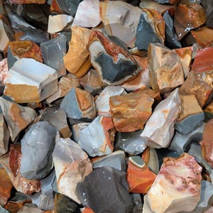 Polychrome Jasper Tumbling Rough – Vibrant & Unique Lapidary Material
