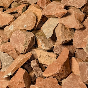Red Jasper Tumbling Rough | Natural Lapidary Stone | Bulk Rough for Tumbling, Cabbing, Crafts