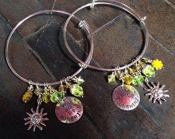 You Are my Sunshine/My Only Sunshine Bangles