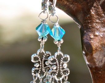 Raspberry Ice Earrings
