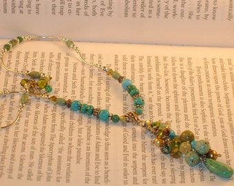 Turquoise Tassle Necklace