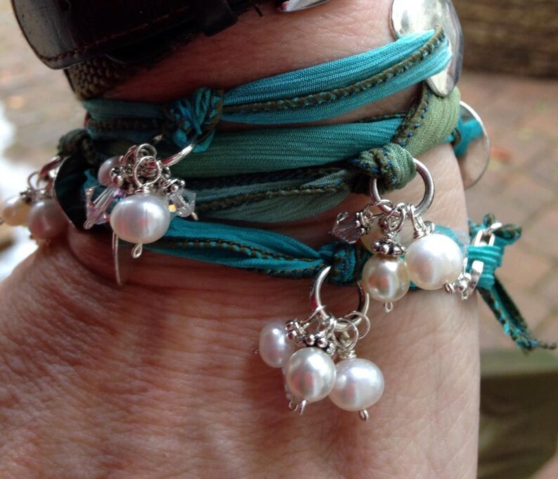 Sea Spray Wrist Wrap/Necklace Etsy