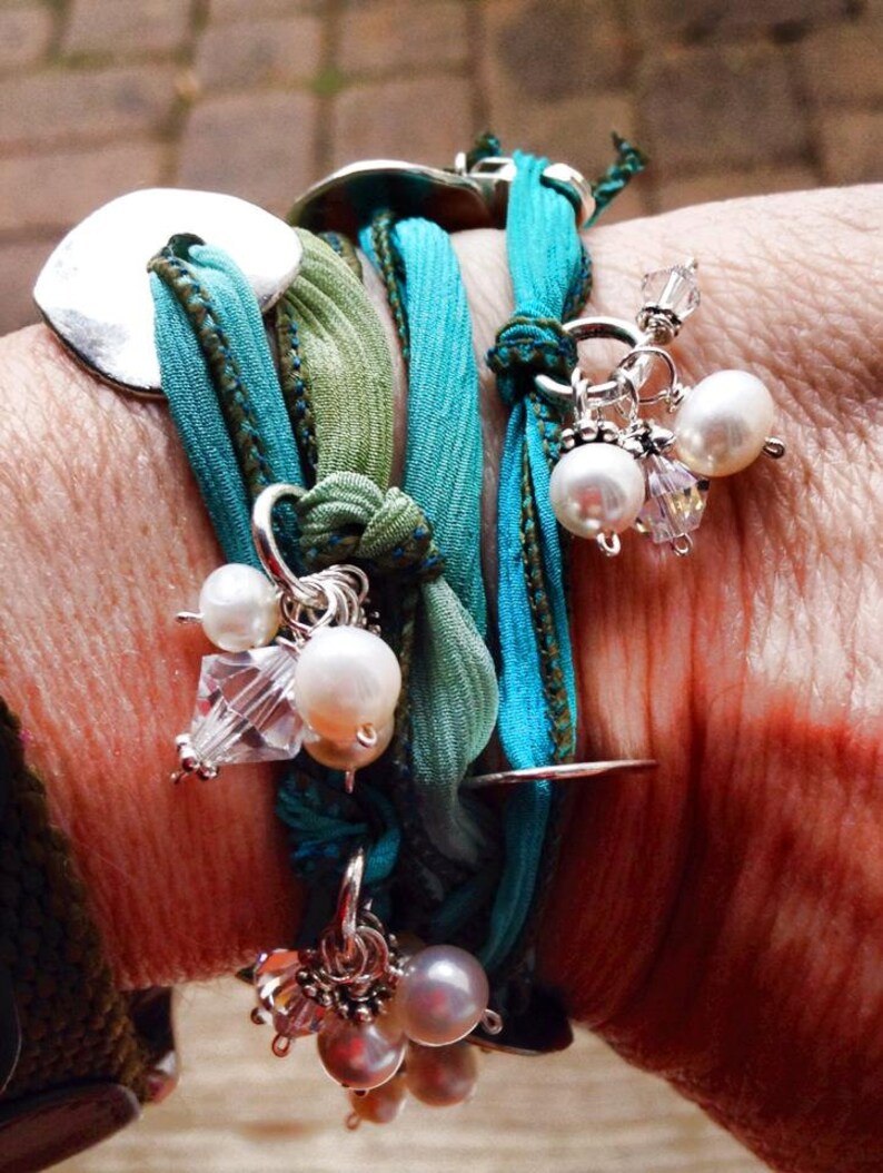 Sea Spray Wrist Wrap/Necklace Etsy