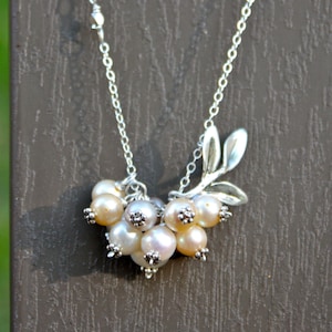 Pearls Dont Grow On Trees Cluster Necklace