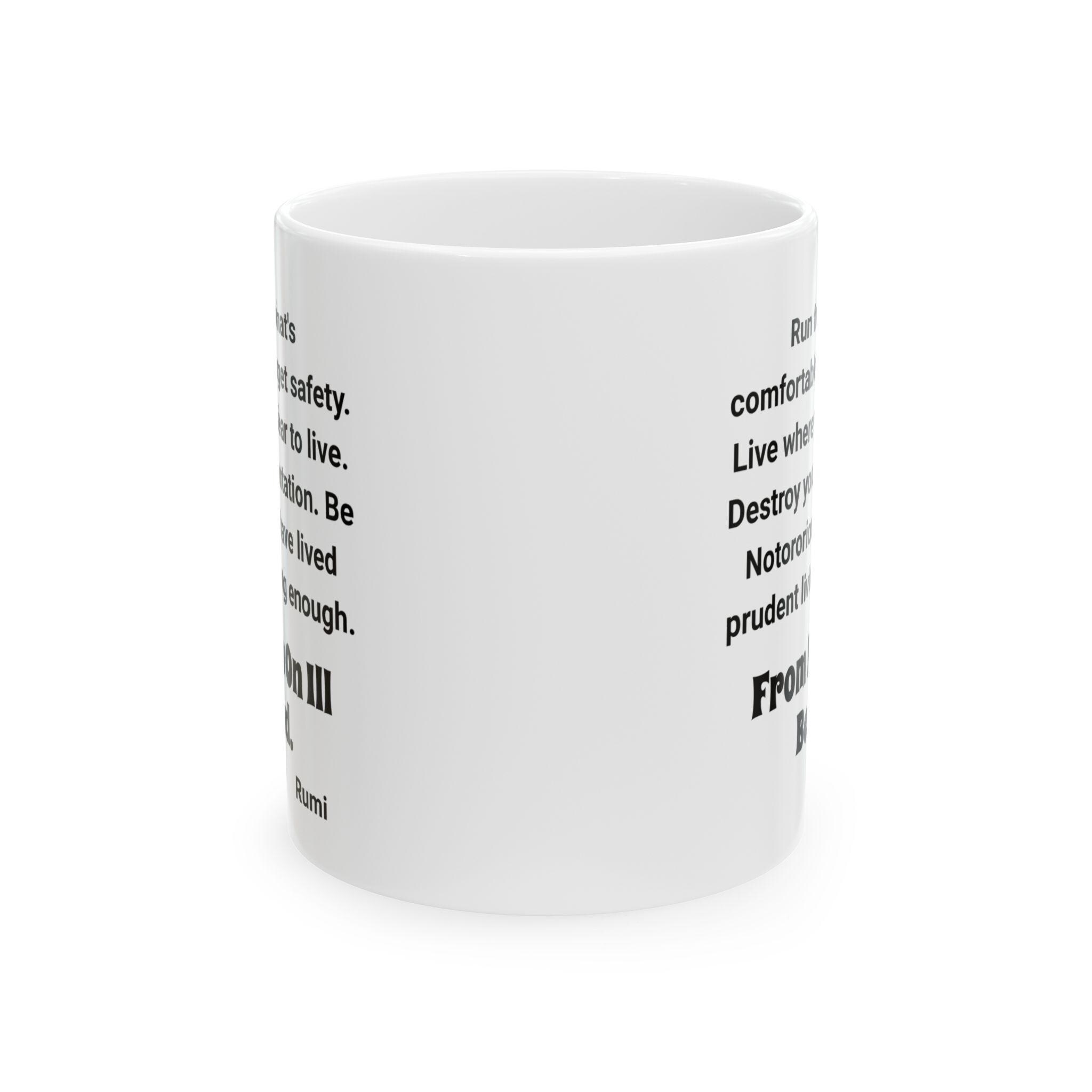 Rumi Quote Coffee Mug, Rumi Poetry, Rumi Philosophy, Rumi Lover Gift ...