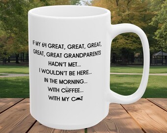 Great Grandparents Mug, Genealogy Gift, History Gifts, Ancestry Gift, Family History Gift, Family Linage Mug, Genealogy Mug, Family Roots