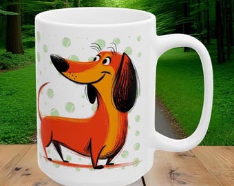 Dachshund Coffee Mug, Dachshund Coffee Cup, Dachshund Lover Coffee Mug, Dachshund Lover Gift, Weiner Dog Gift, Weiner Dog Owner Mug