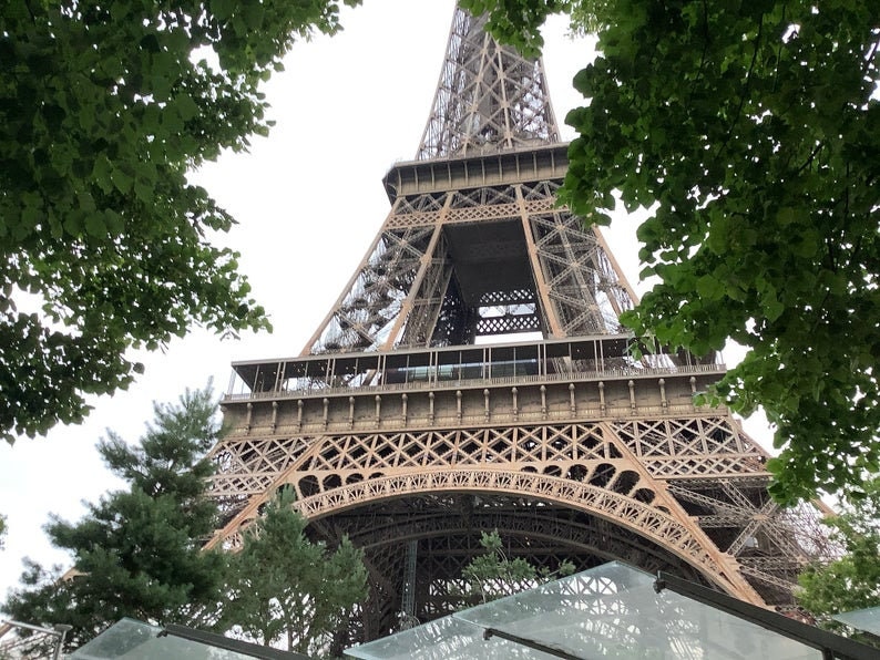 Eiffel tower, Paris letters, Fete des Fleurs, A Single illustrated letter, Mailed from Paris image 2