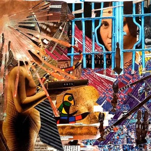 Collage unique "Folle Nuit au Musée"