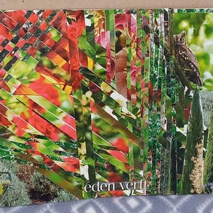 Collage unique vert "Eden Vert"