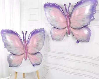 Ballon papillon, décorations de fête papillon, ballons papillon, fête d&#39;anniversaire, ballon, décoration de fête, accessoires de fête, baby shower