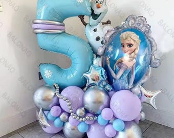 Frozen Elsa Anna Aluminium Ballons Geburtstagsparty, Geburtstagskind, Hochzeit, Party, Dekoration, Party Ballon, Party Decor, Party Requisiten