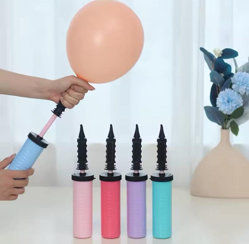 Push Balloon Balloon Pump Balloon Accessories Balloon Inflator Hand Push Air Pump ...