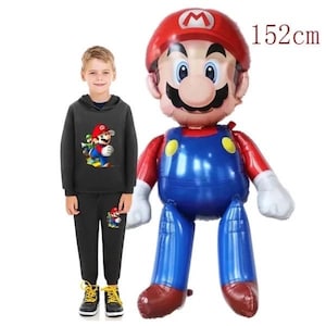 Giant Cartoon Super Mario Balloons Anime 3D Mario Foil Balloon Baby Shower Birthday Party Decorations Kids Classic Toys Air Gift