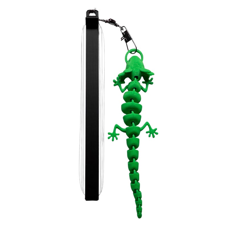 Cat Toy Wand Teaser Interactive Cat Toys Lizard Articulated Kitten Gift image 5